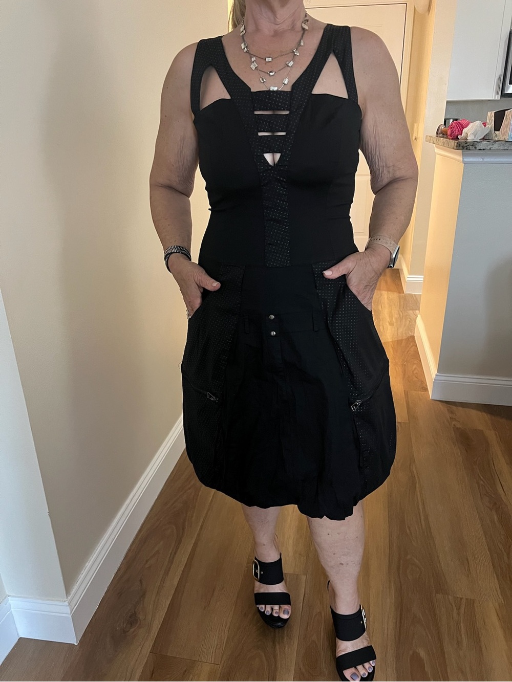 RARE Vintage Cop Copine French Avante-Garde Utility Dress Y2K Archive